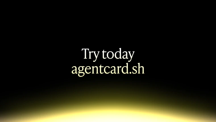 Agentcard for companies - 为你的 AI 智能体配备专属借记卡 产品图片 6