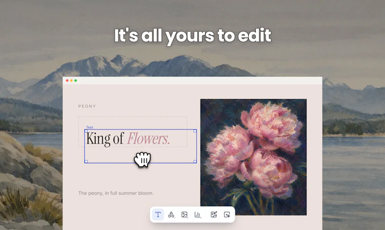 AI Slide Editor by CubeOne