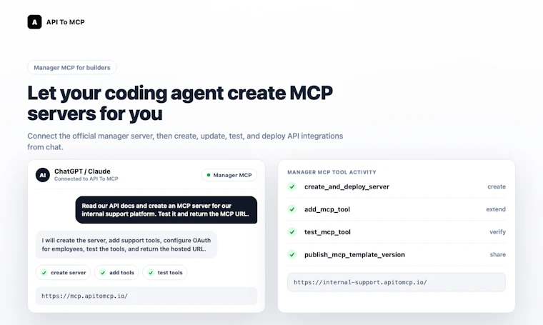 API to MCP