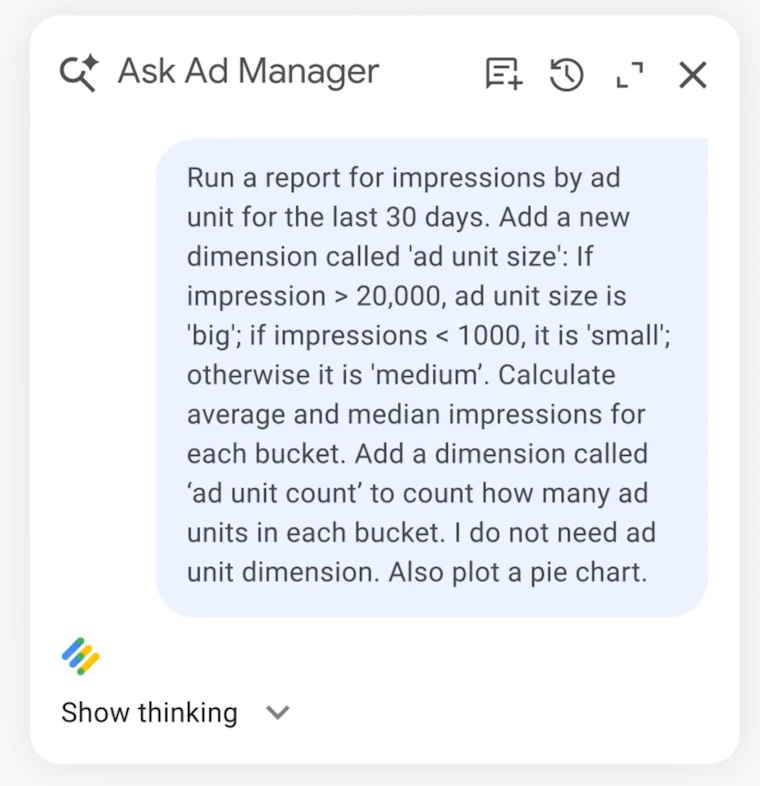 Ask Ad Manager by Google Ads