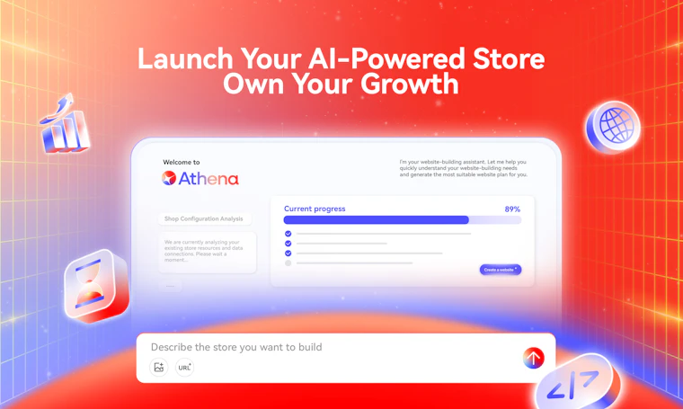 Athena by Shoplazza - 驱动您全链路电商业务的智能调度中枢 产品图片 1
