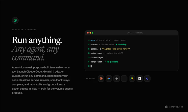 Aura: Agents + Git + Intent Open Source