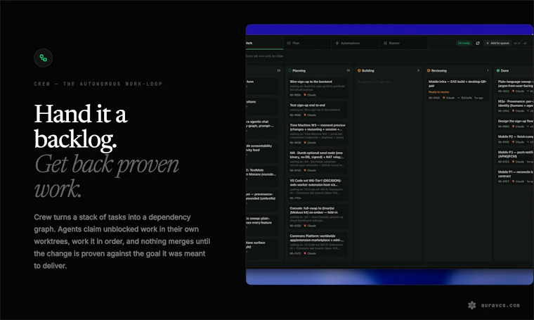 Aura: Agents + Git + Intent Open Source