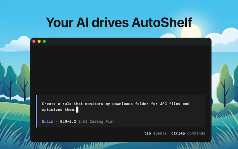 AutoShelf 2.0 - 支持 MCP 与 CLI,即刻自动整理 Mac 文件 产品图片 6