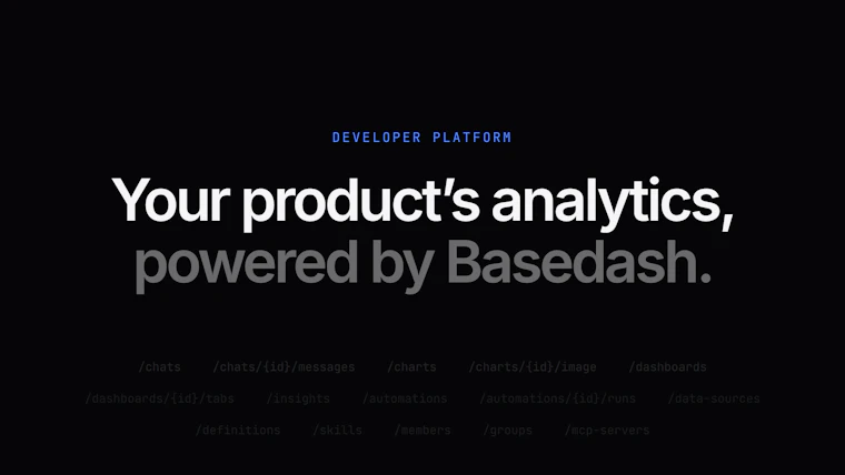 Basedash AI Kit - 为您的产品接入 AI 数据分析，由 GPT-5.6 强力驱动 产品图片 4