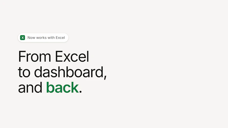 Basedash for Excel