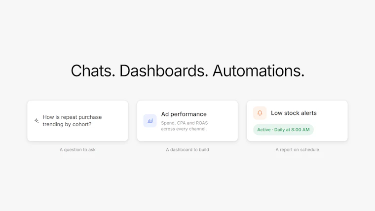 Basedash Suggestions - 你的AI数据分析师，现在会主动出谋划策。 产品图片 2