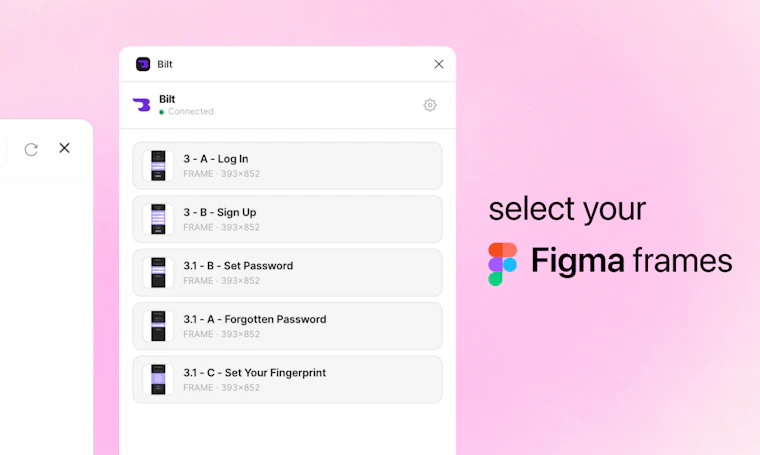 Bilt.me - Figma