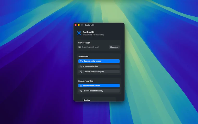 CaptureKit - 自动整理截图，还你清爽桌面。 产品图片 2