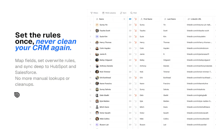 Cleanlist AI - 自然语言线索挖掘：精准查找、数据丰富与一键同步。 产品图片 4