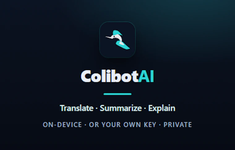 ColibotAI Chrome extension local AI translation 产品图片 6