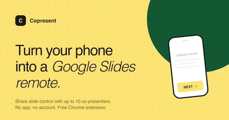 Copresent - 让手机秒变 Google Slides 演示遥控器 产品图片 1