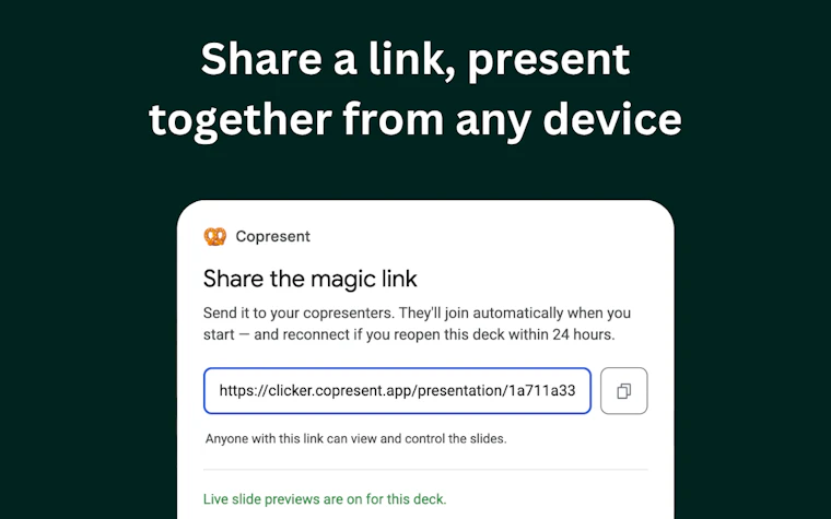 Copresent - 让手机秒变 Google Slides 演示遥控器 产品图片 3