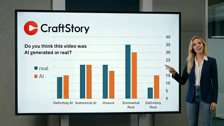 CraftStory - 基于轻量AI驱动的超写实人物视频 产品图片 3