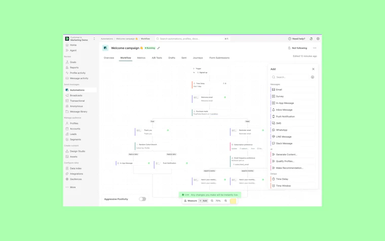 Customer.io Summer Release - 在关键时刻以全新方式触达客户 产品图片 3