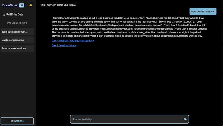 DocuSmart AI  - 将碎片化知识整合为统一智能系统 产品图片 2