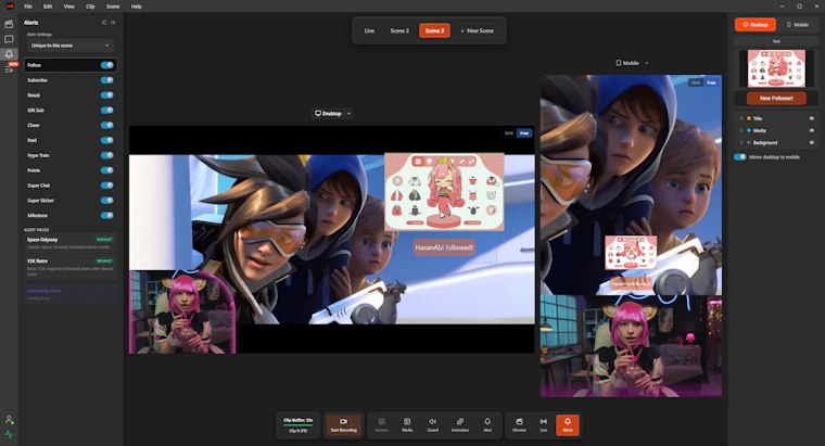 DualStream - 桌面与移动端同步直播，轻松搞定。 产品图片 4