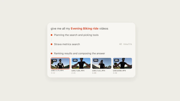 Edit Mind × Strava - 每一段视频片段精准匹配其对应的Strava运动记录 产品图片 2