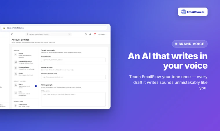 EmailFlow.AI email automation tool 产品图片 13