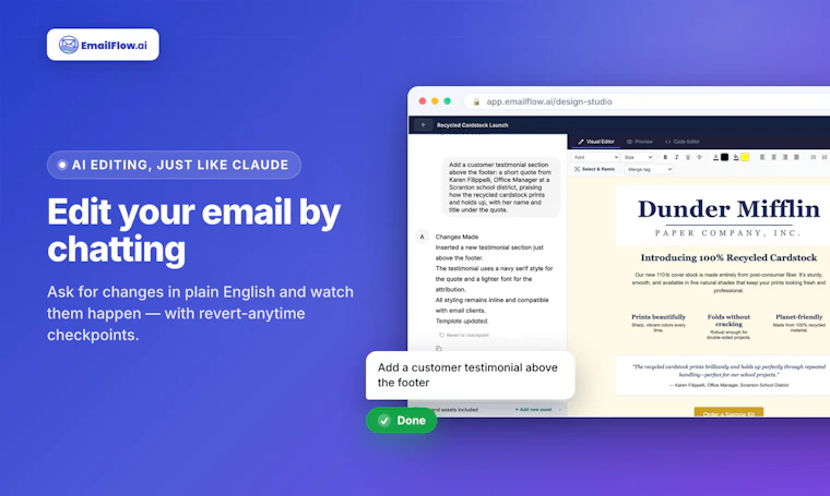 EmailFlow.AI email automation tool 产品图片 2