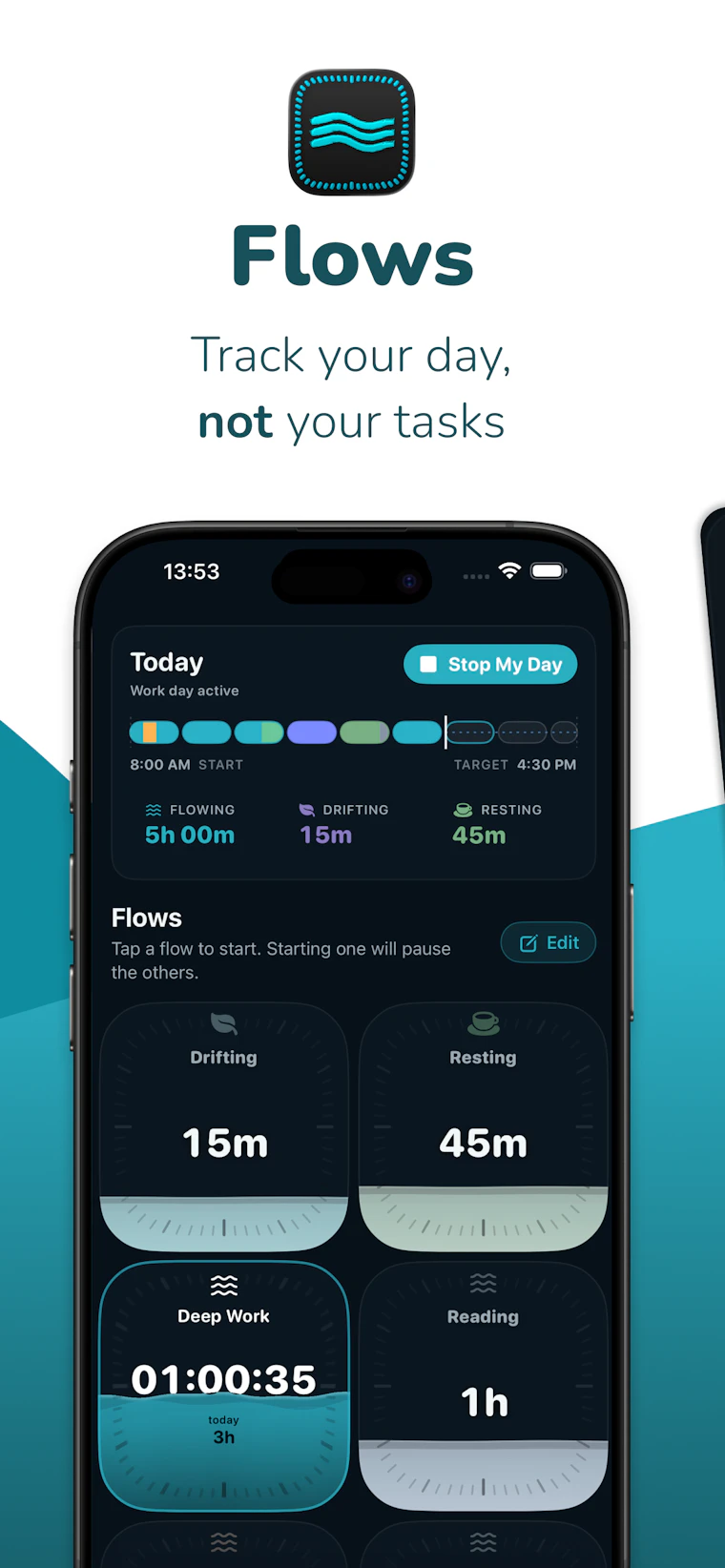 Flows · Time Tracker