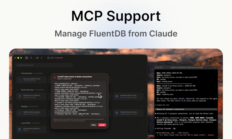 FluentDB - Mac 专属 AI 数据库客户端 产品图片 4