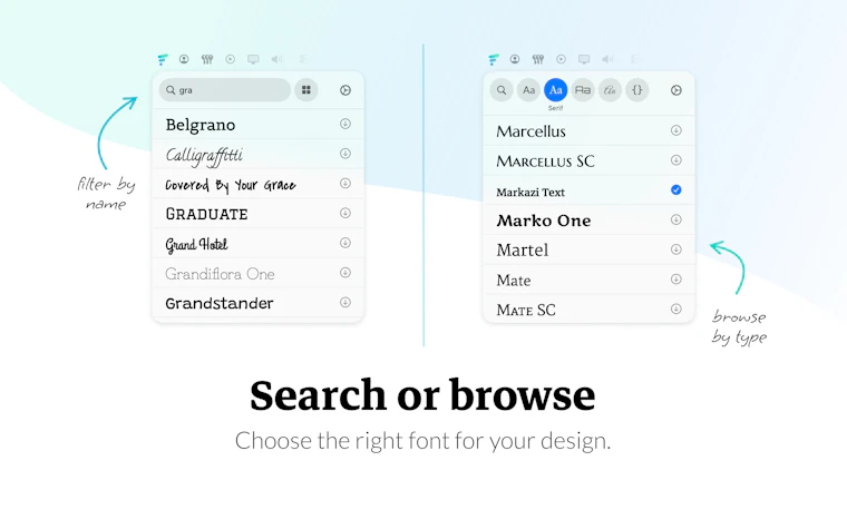 Fonty Menu Bar