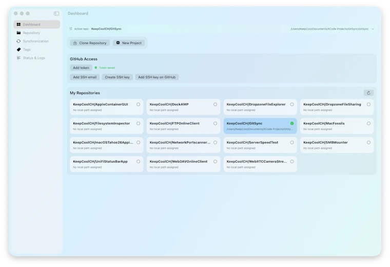 GitSync for macOS