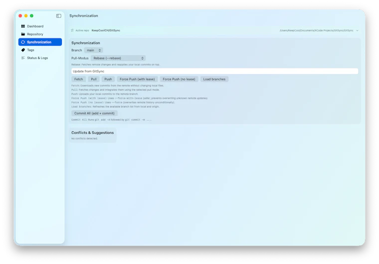 GitSync for macOS