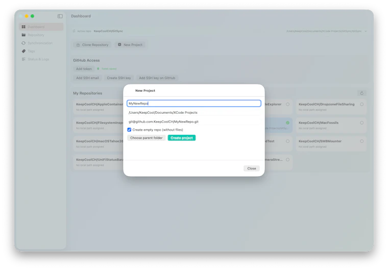 GitSync for macOS