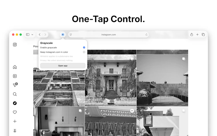 Grayscale for Safari