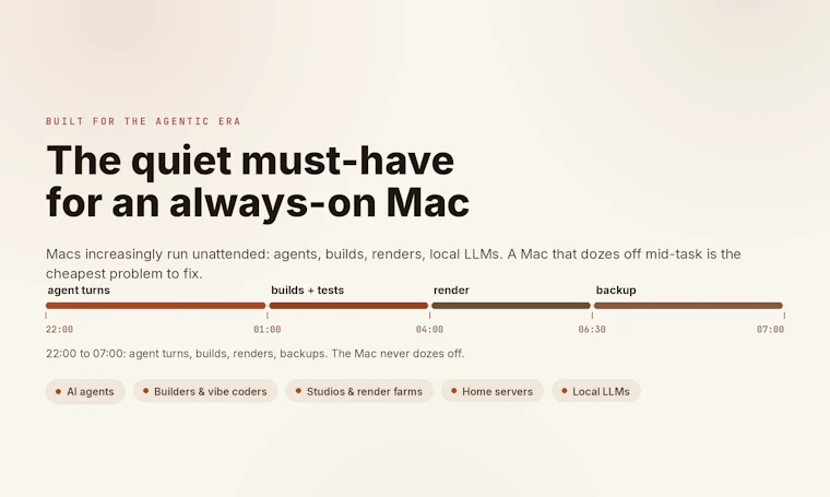 Keepresso - 按需保持 Mac 唤醒，自由掌控。免费开源 产品图片 6