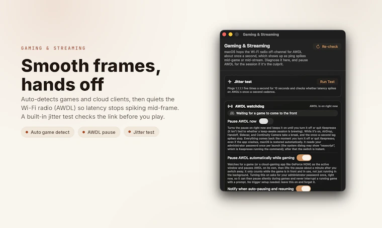 Keepresso - 按需保持 Mac 唤醒，自由掌控。免费开源 产品图片 7