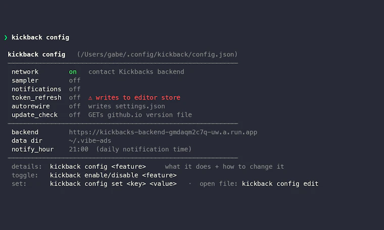 Kickbacks CLI 终端工具 产品图片 10