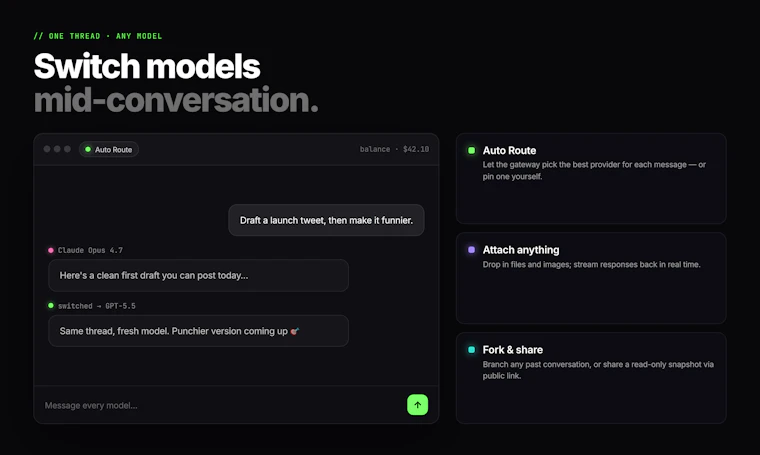 LLM Gateway Chat