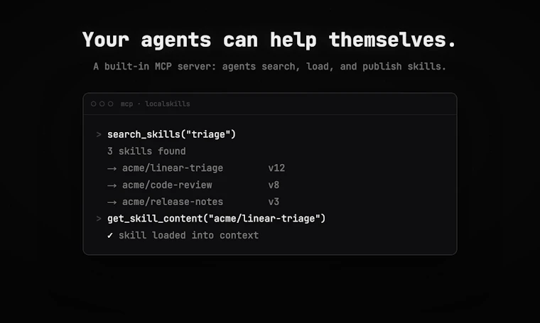 localskills.sh - 面向团队与企业的 AI 技能及 MCP 服务器管理方案 产品图片 4