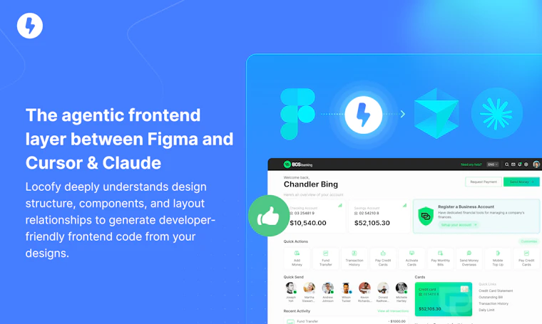Locofy: design-to-code agents