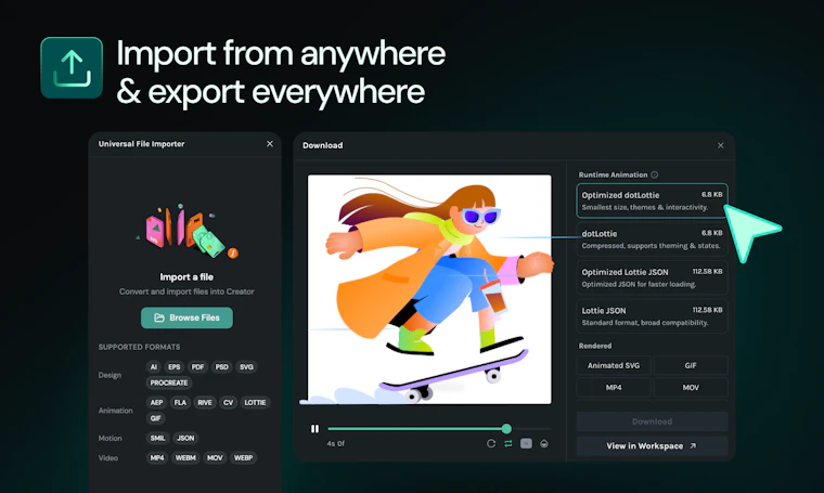 Lottie Creator 2.0 - 网页版 After Effects，基于 Lottie 打造 产品图片 7