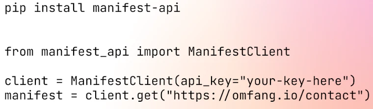 Manifest - 将任意网页转化为AI智能体的标准化操作清单 产品图片 3