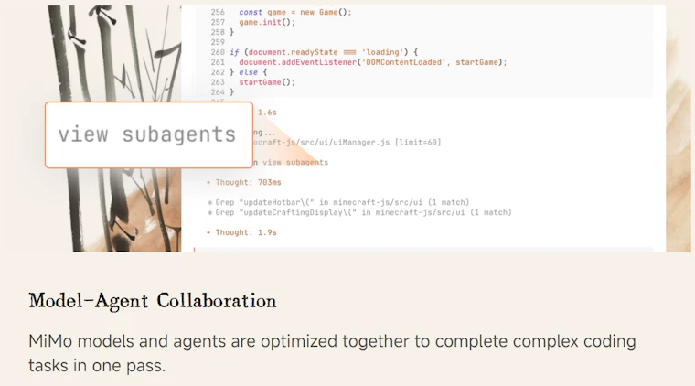 MiMo Code open source AI coding agent with long-term memory 产品图片 5