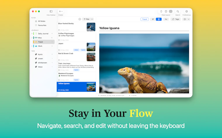 MinkNote - 基于纯 Markdown 文件的私密 macOS 笔记应用 产品图片 7
