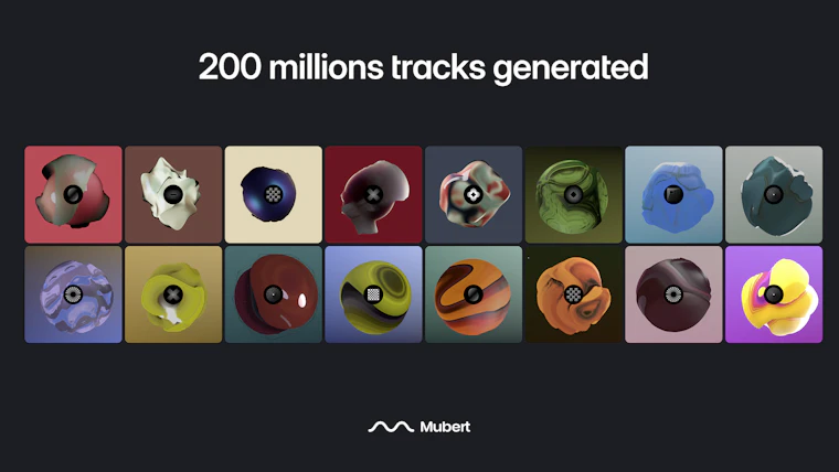 Mubert API - 编辑音轨与分轨，全新引擎打造稳定一致的音乐体验 产品图片 7