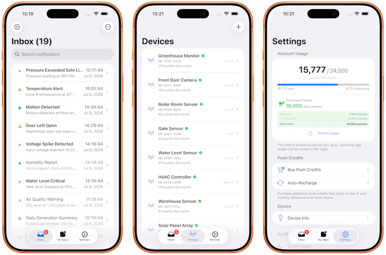 NotifyBridge - 极简易用的物联网推送通知，专为创客与爱好者打造 产品图片 3