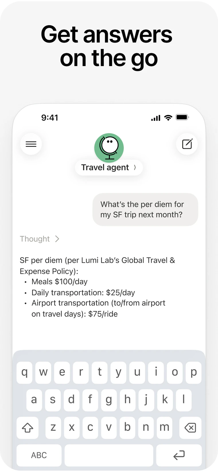 Notion Agents iOS app