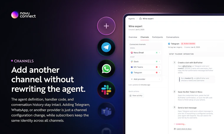 Novu Connect 智能体通信 产品图片 8