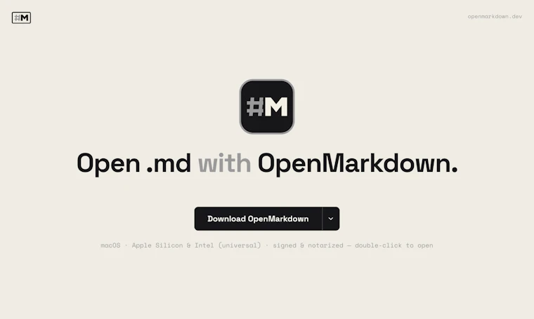 OpenMarkdown - 你与AI智能体协同编辑的Markdown编辑器 产品图片 6