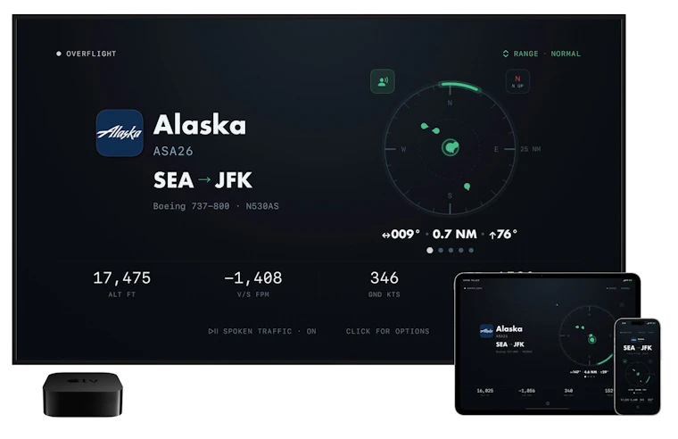 Overflight - 识别你头顶的每一架飞机。 产品图片 2