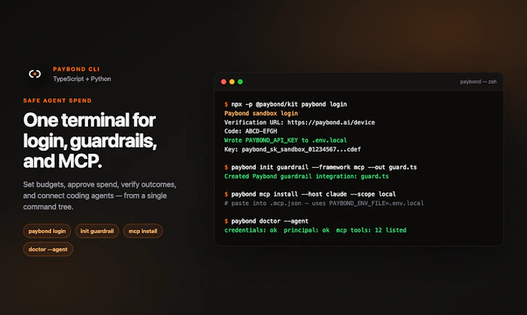 Paybond CLI