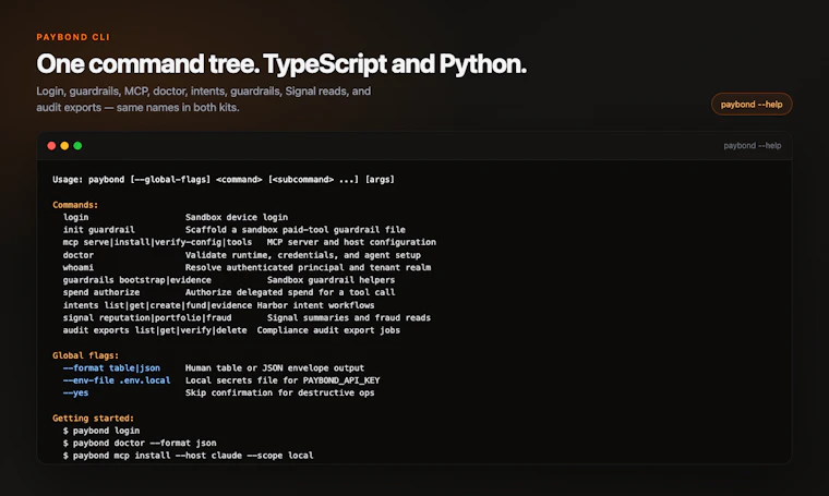 Paybond CLI