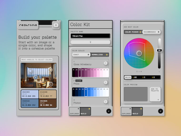 Rechroma - 打造更优色彩调色板，交付完整色彩系统。 产品图片 4